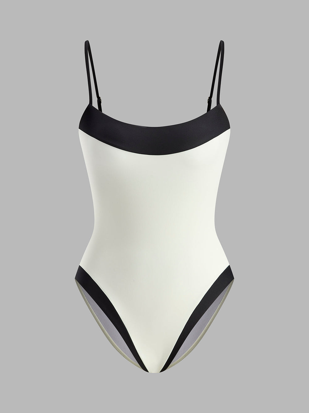Contrast Trim Spaghetti Strap One-Piece Swimsuit  Liora Lane Boutique One-Pieces