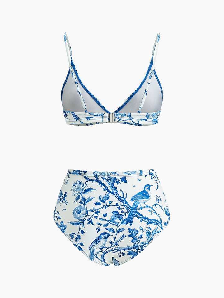 Print High-Waist Bikini Set  Liora Lane Boutique Bikini Sets