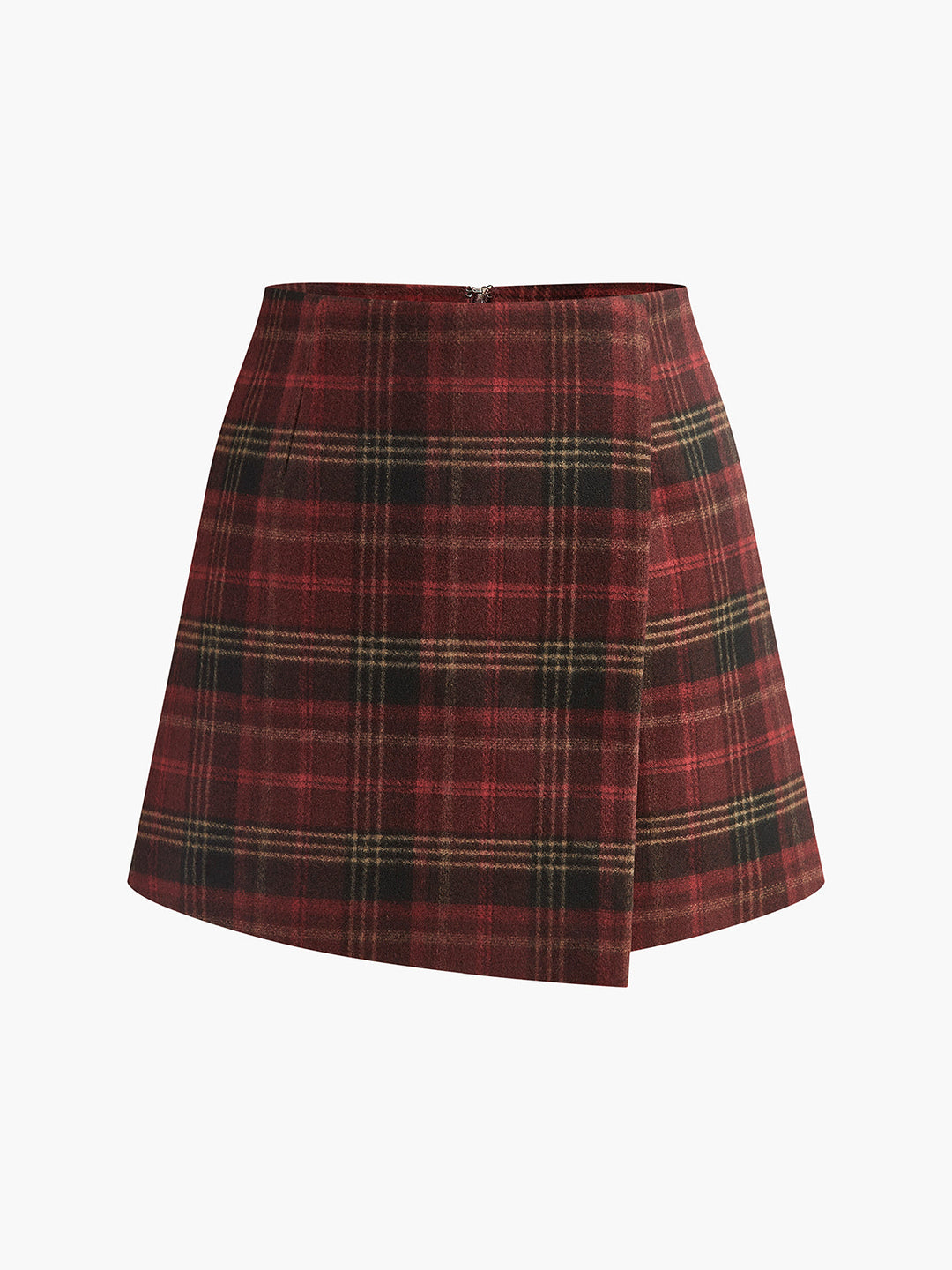 Wrap Checkerboard Mini Skort  Liora Lane Boutique Shorts