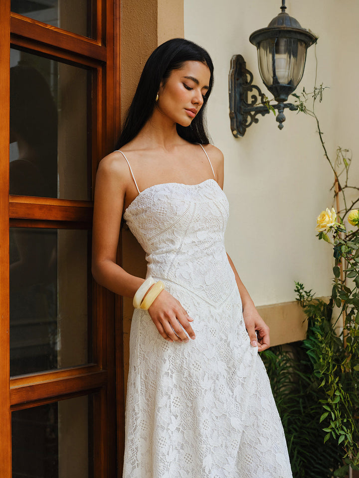 Lace Spaghetti Strap Dress  Liora Lane Boutique Dresses