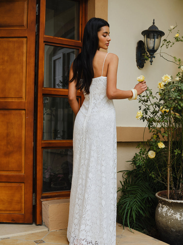 Lace Spaghetti Strap Dress  Liora Lane Boutique Dresses