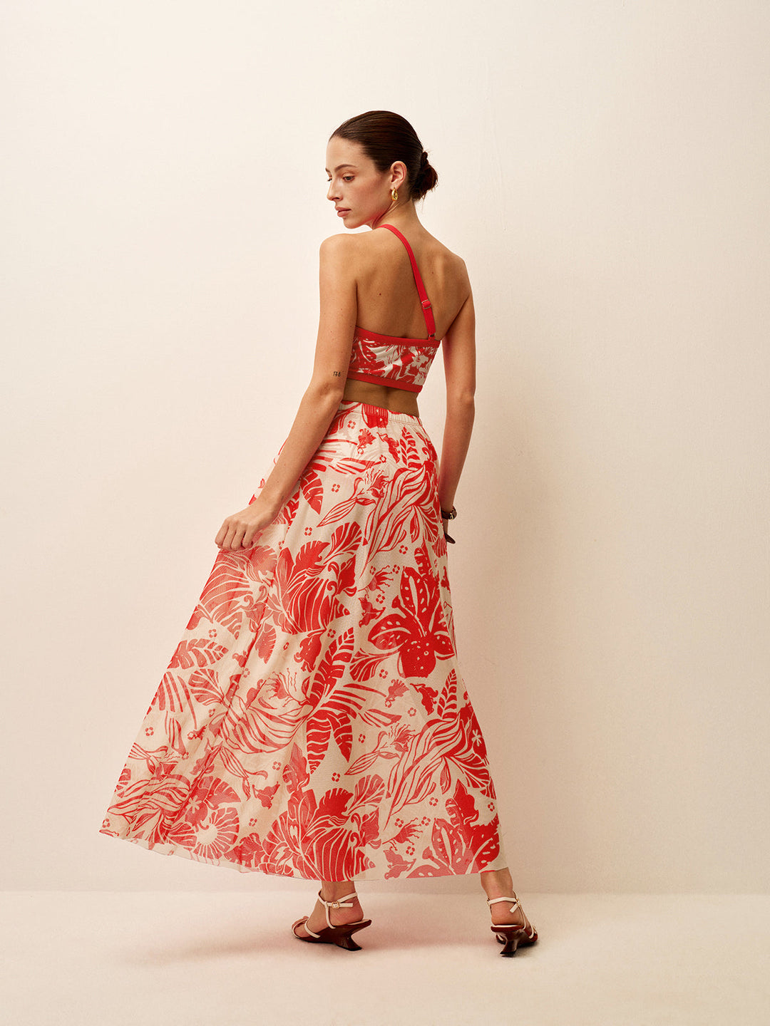 Mesh Printed Cover-Up Skirt  Liora Lane Boutique Kimonos & Cover Ups