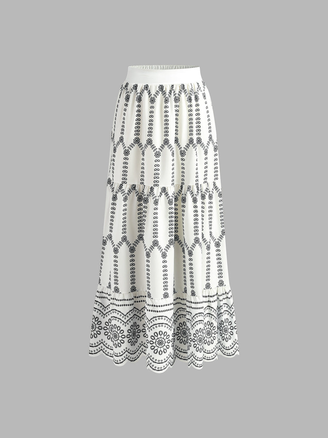 Printed Sleeveless Tie Back Skirt Set  Liora Lane Boutique Skirt Sets