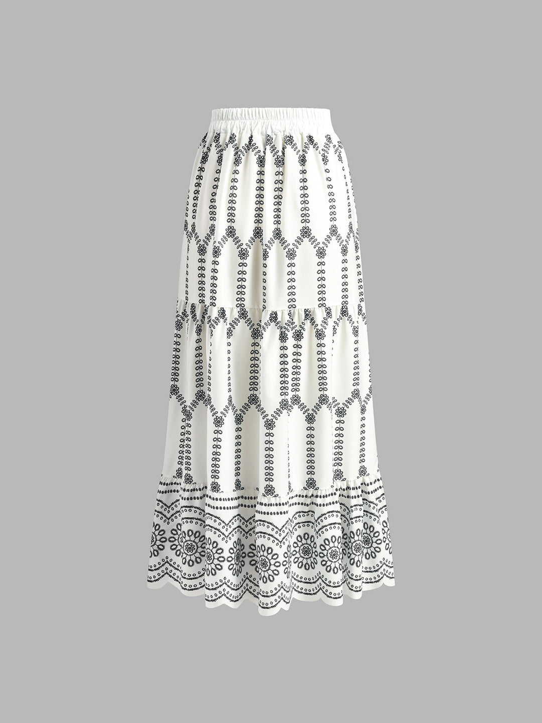 Printed Sleeveless Tie Back Skirt Set  Liora Lane Boutique Skirt Sets