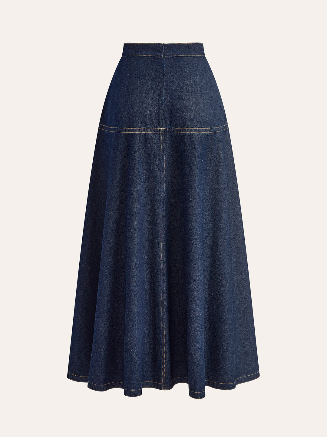 A-Line Denim Skirt With Side Pockets  Liora Lane Boutique Denim Skirts