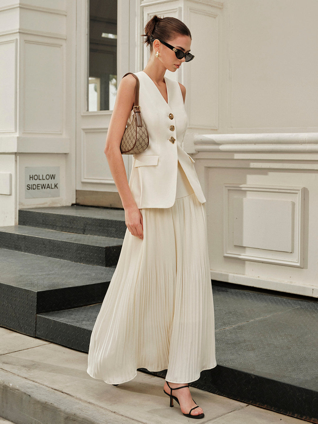 Mid-Waist Pleated Skirt  Liora Lane Boutique Skirts