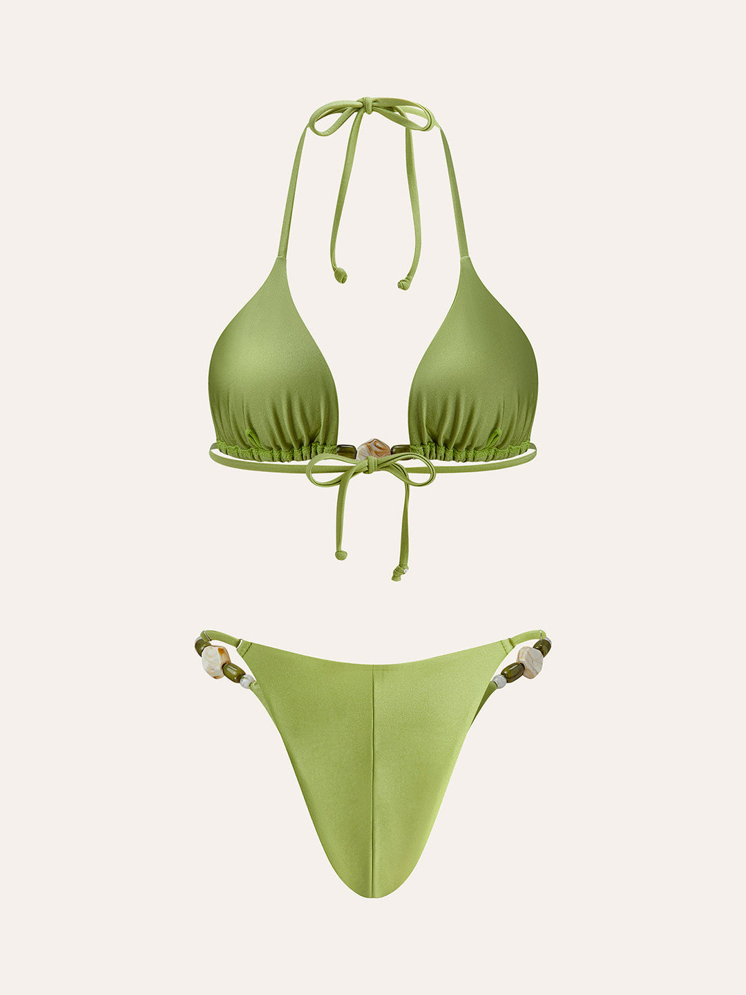 Strappy Ruffle Detail Bikini Set  Liora Lane Boutique Bikini Sets