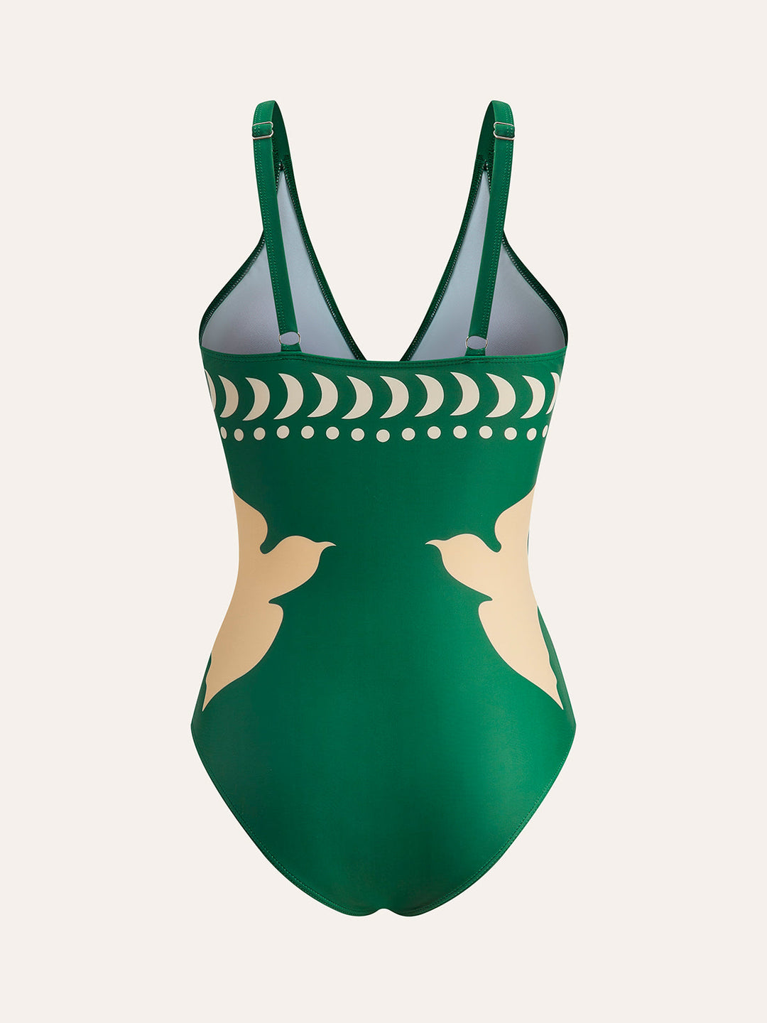 Bird Print Cutout One Piece Swimsuit  Liora Lane Boutique One-Pieces