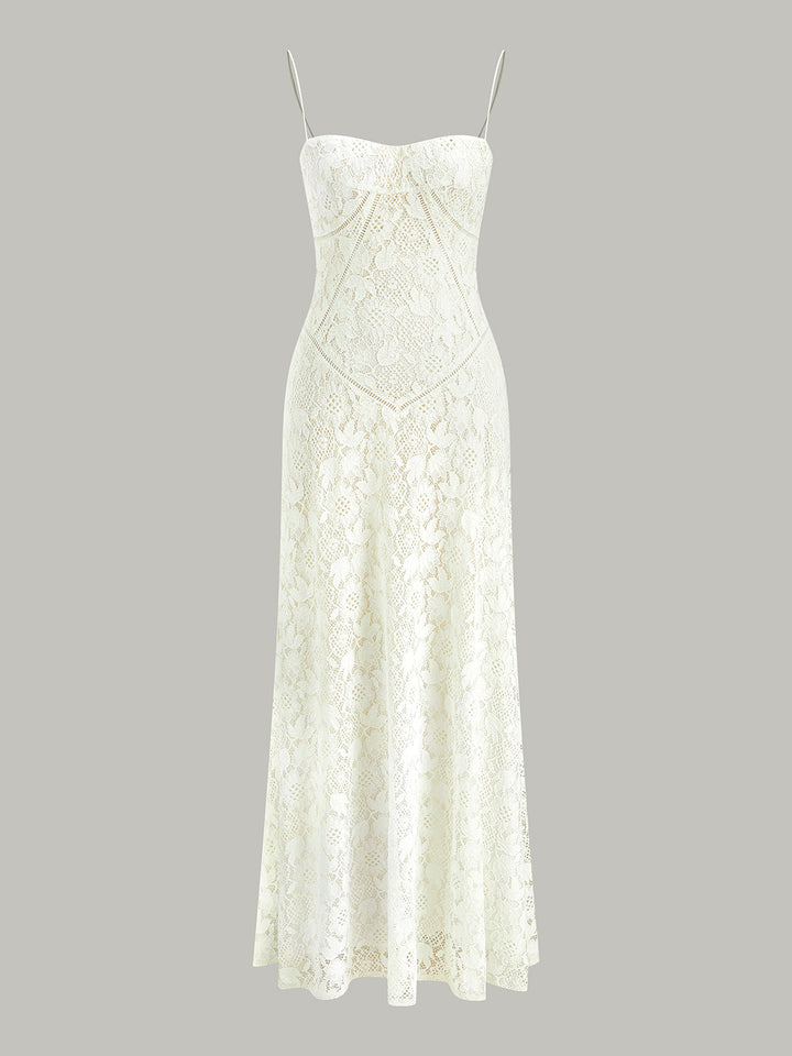 Lace Spaghetti Strap Dress  Liora Lane Boutique Dresses