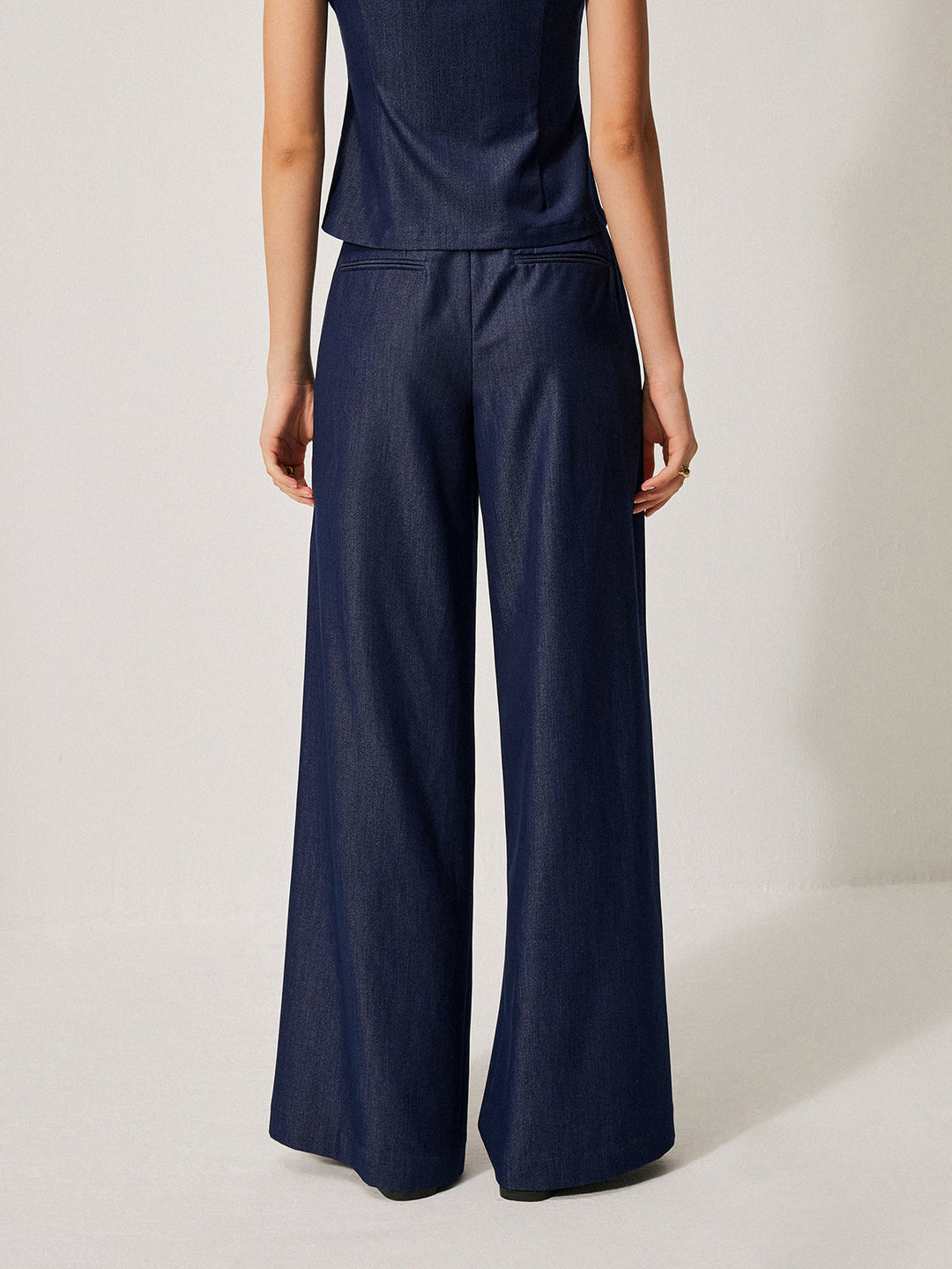 Mid-Waist Pocket Detail Pants  Liora Lane Boutique Pants