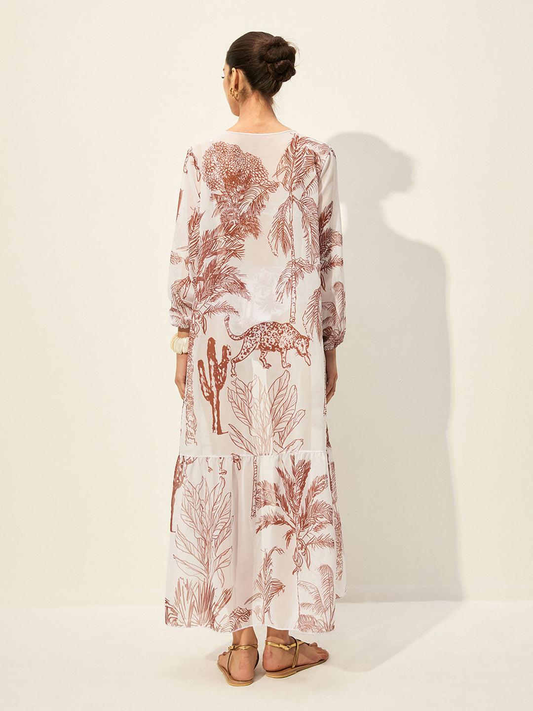 Floral Print Cover-Up Skirt  Liora Lane Boutique Kimonos & Cover Ups