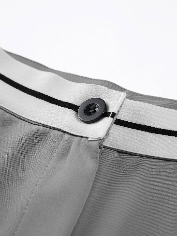Tube Top Two Piece Contrast Waistband Pants Set  Liora Lane Boutique Pant Sets