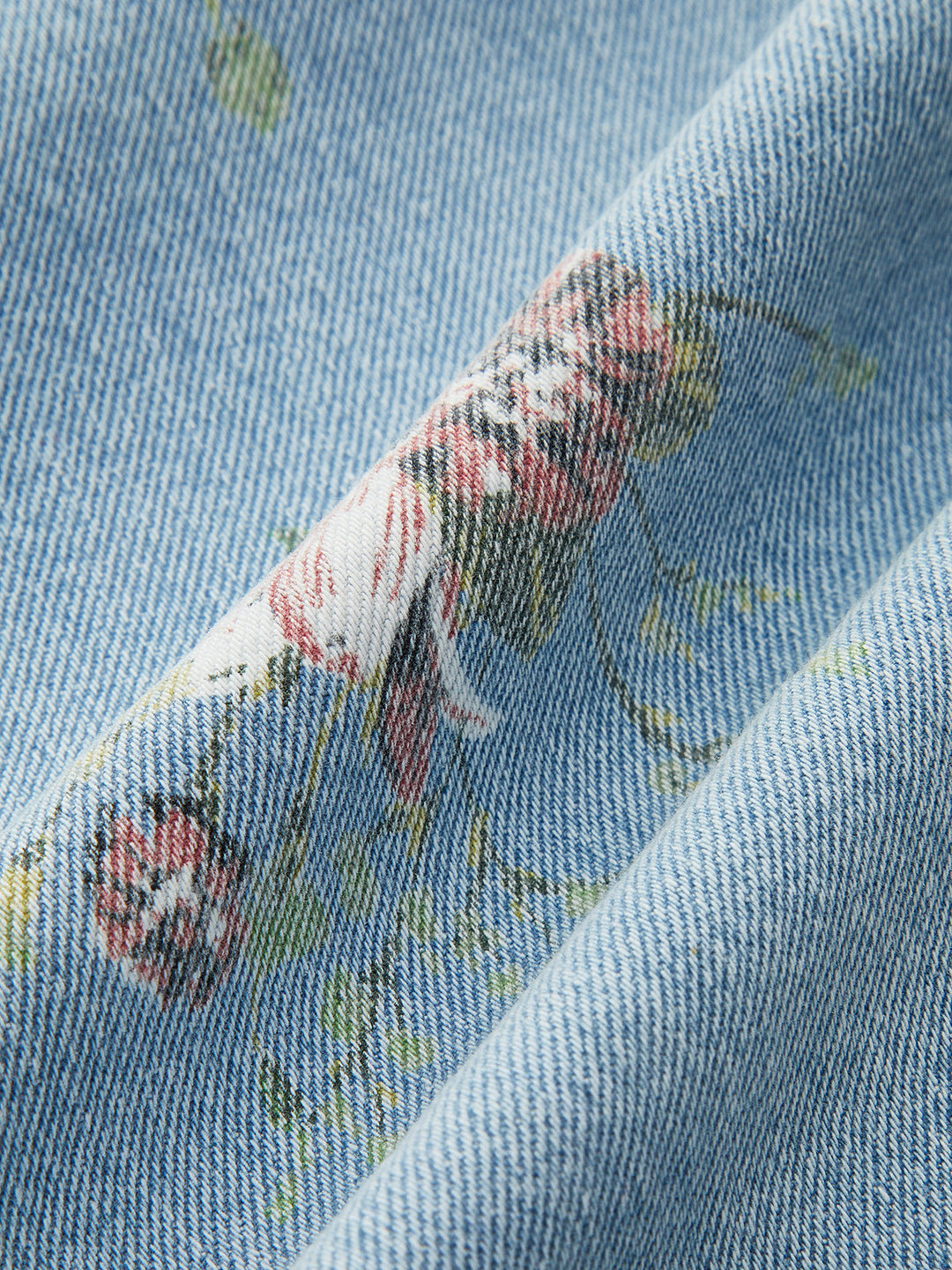 Floral Print Mid-Waist Denim Pants  Liora Lane Boutique Jeans