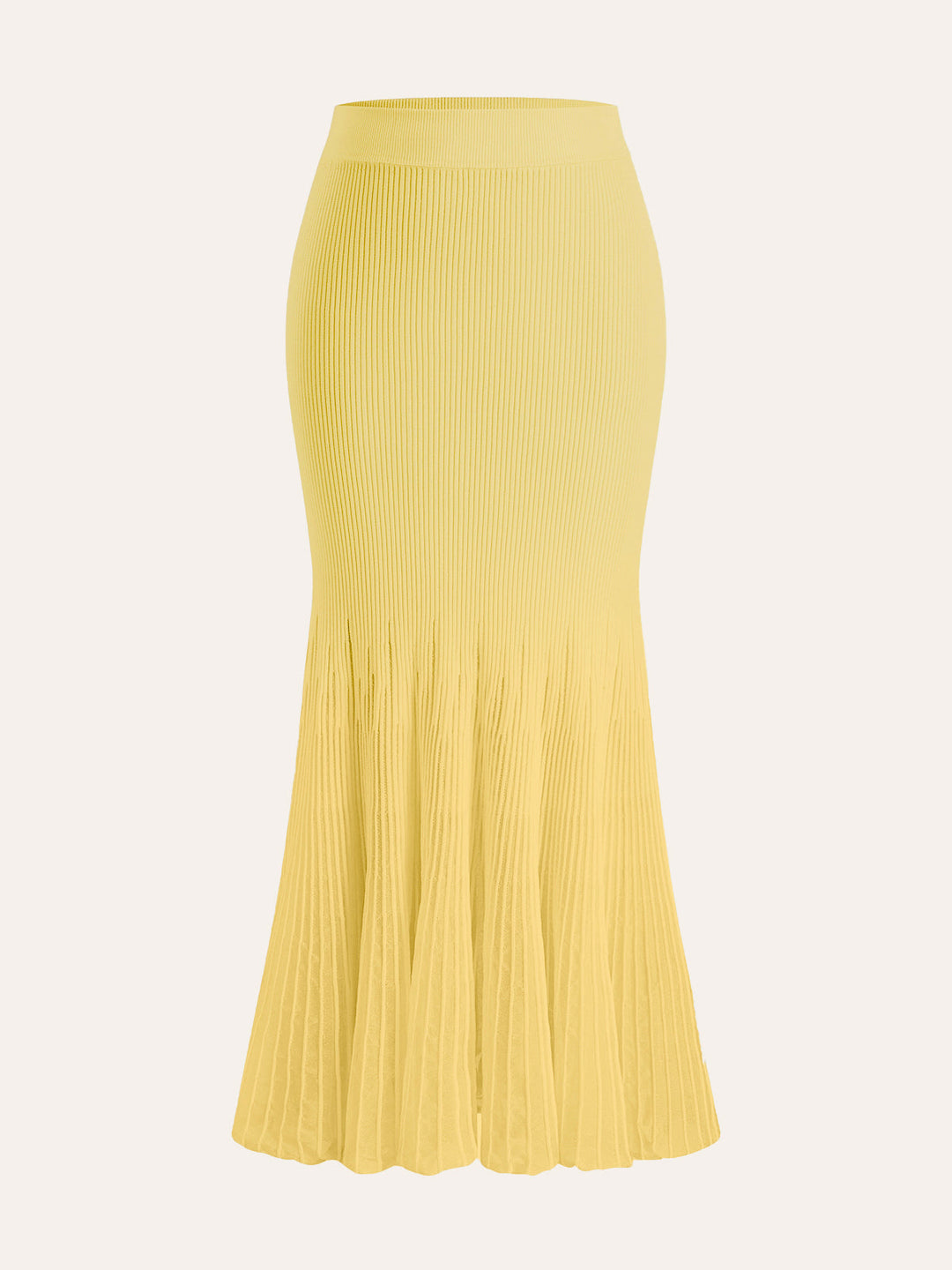 Mesh Panel Pleated Skirt  Liora Lane Boutique Sweater Skirts Yellow / XL 58.00