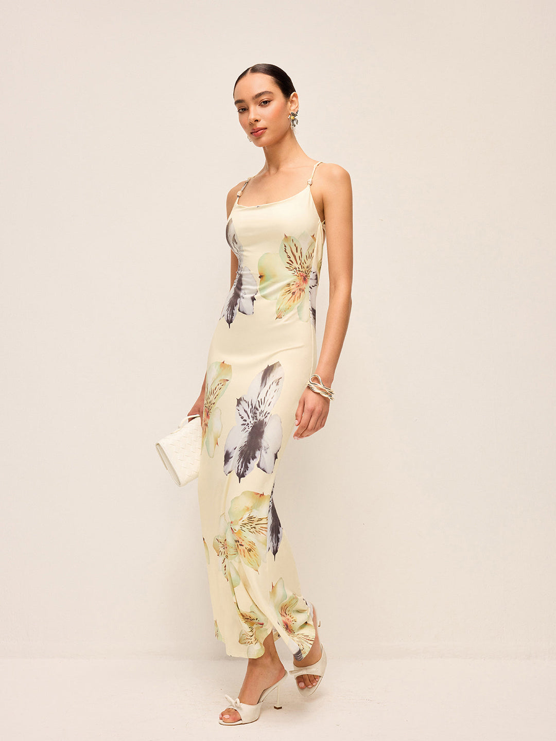 Backless Lace-Up Floral Dress  Liora Lane Boutique Dresses