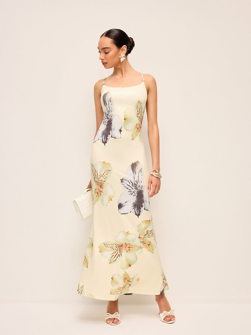 Backless Lace-Up Floral Dress  Liora Lane Boutique Dresses