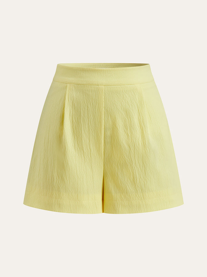 Halter Neck Asymmetric Hem Shorts Set  Liora Lane Boutique Short Sets