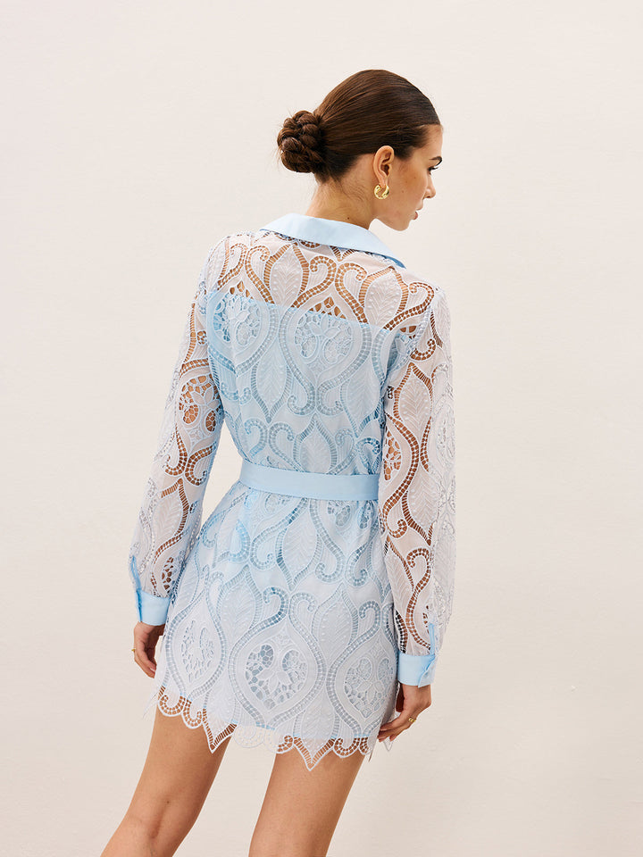 2 in 1 Sheer Lace Mini Dress  Liora Lane Boutique Dresses