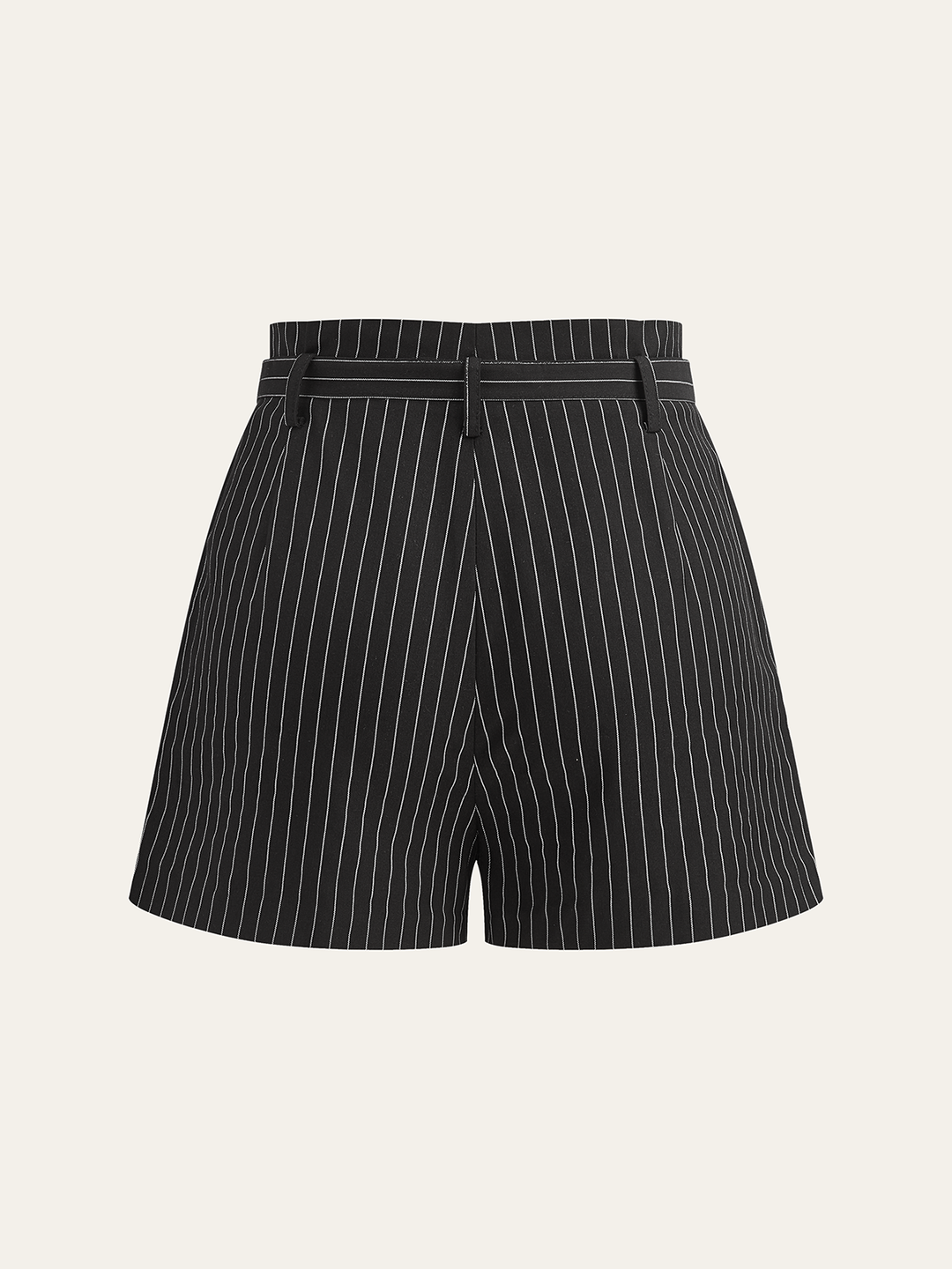Belted Striped Shorts  Liora Lane Boutique Shorts