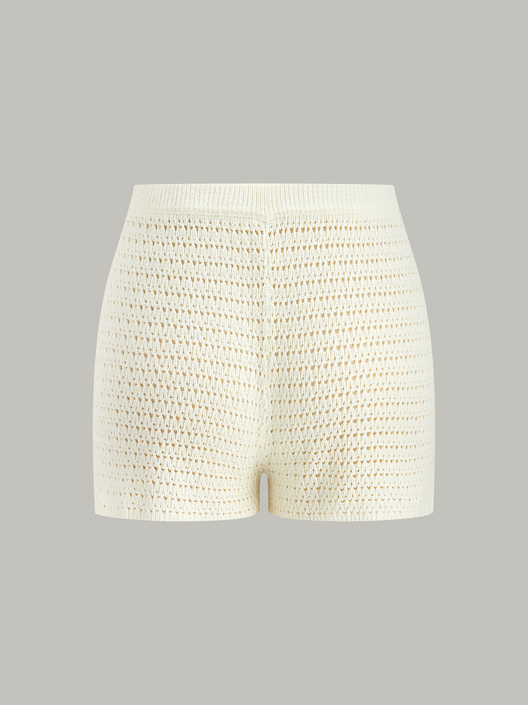 Semi-Sheer Crochet Knit Shorts  Liora Lane Boutique Shorts