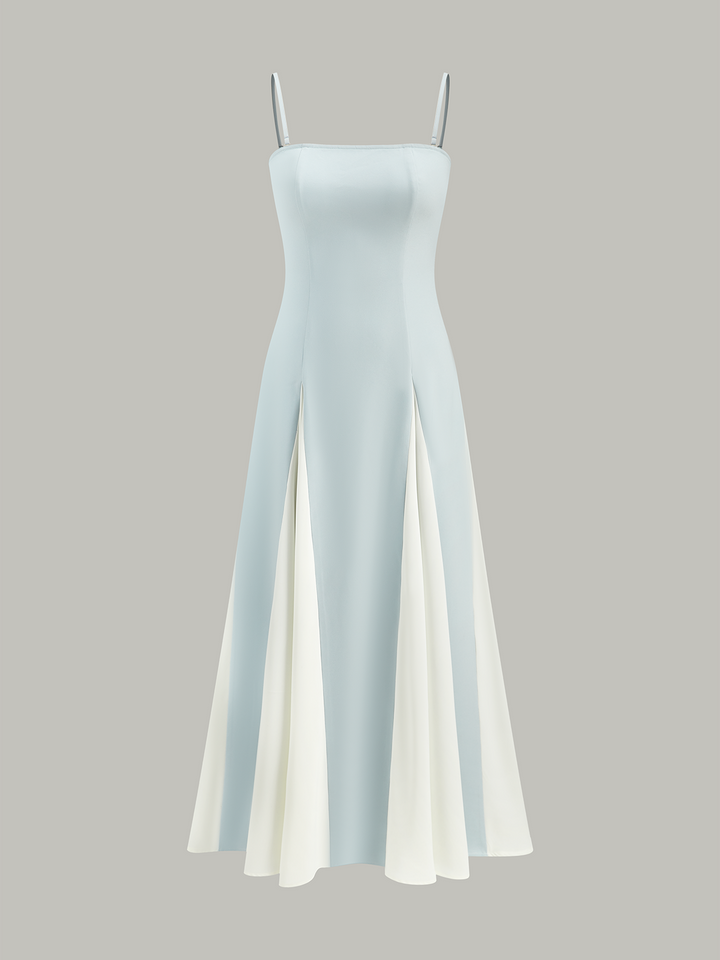 Color Block Detachable Strap Maxi Dress  Liora Lane Boutique Dresses