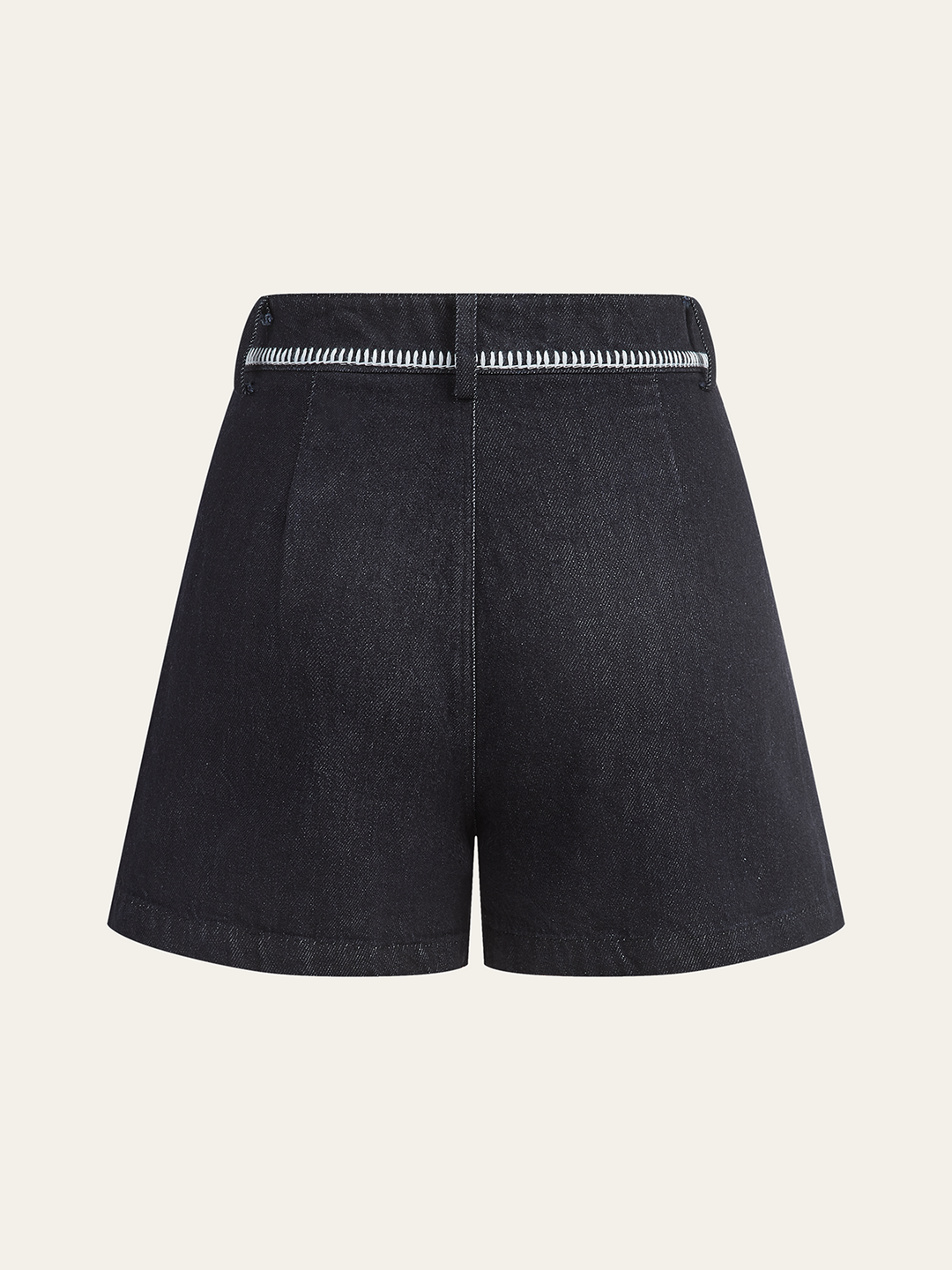 Contrast Trim Denim Shorts  Liora Lane Boutique Denim Shorts