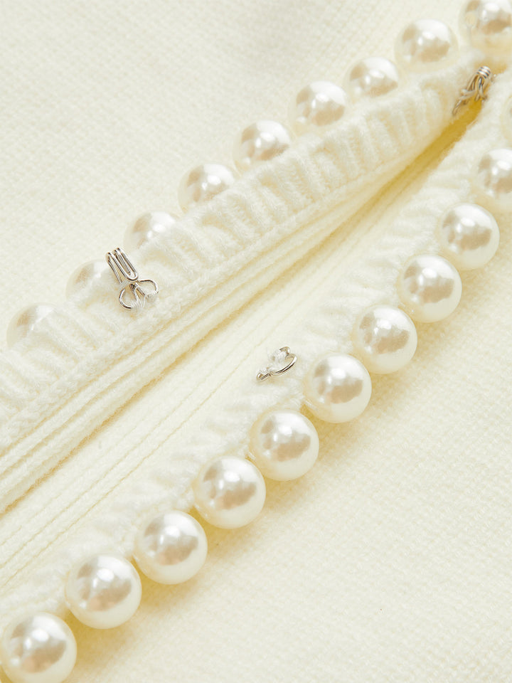 Pearl Decor Cap Sleeve Cardigan  Liora Lane Boutique Cardigans