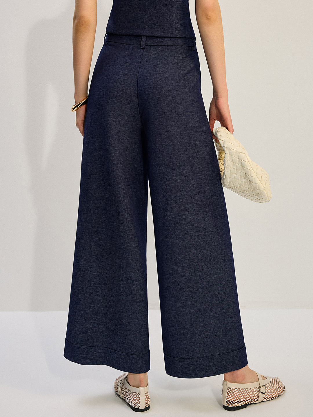 Denim Wide-Leg Pants  Liora Lane Boutique Pants
