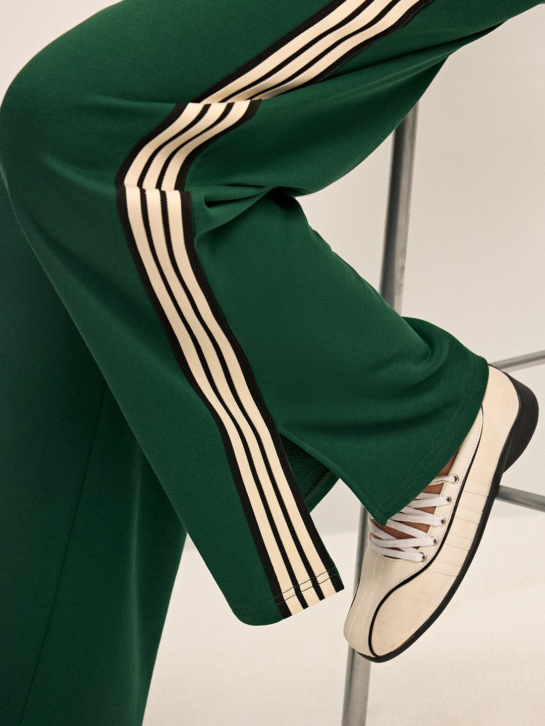 Side Stripe Wide-Leg Sweatpants  Liora Lane Boutique Sweatpants