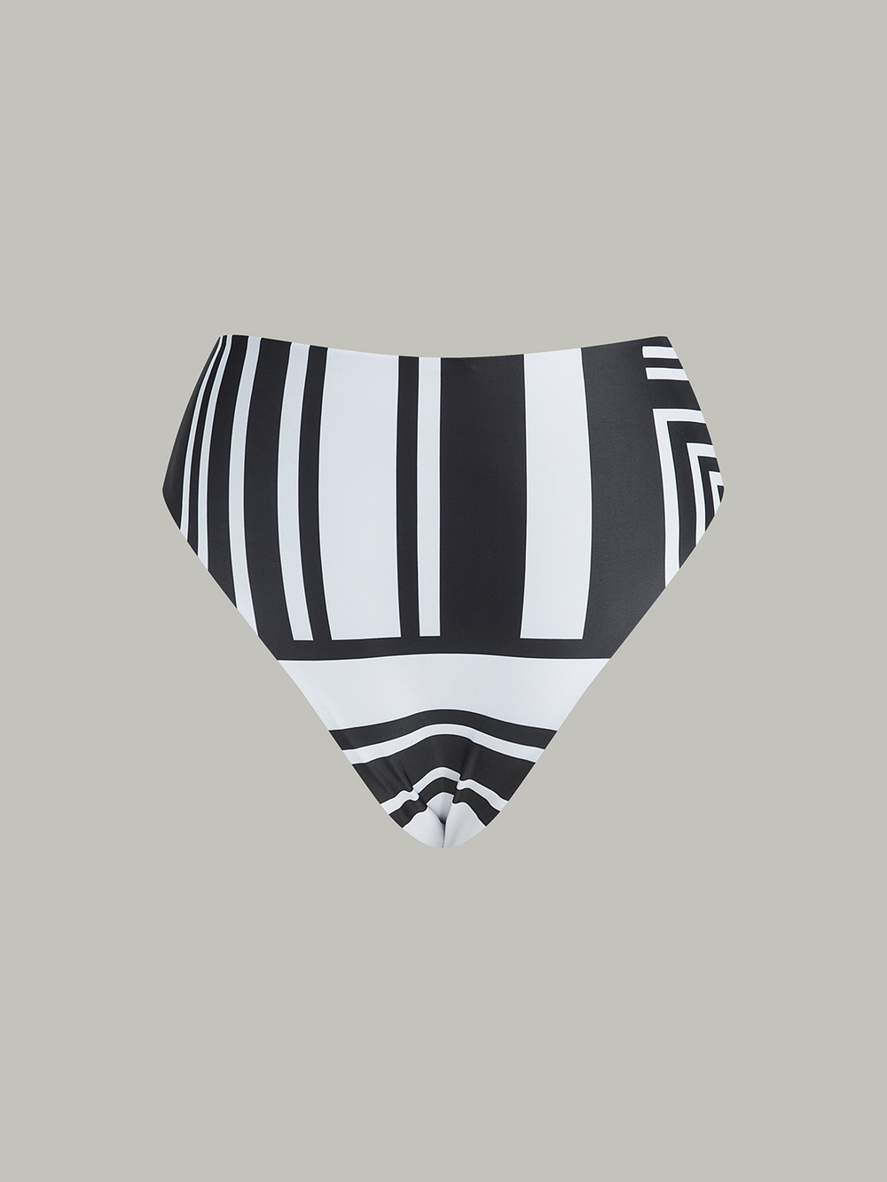 Geometric Print High-Waisted Bikini Bottom  Liora Lane Boutique Bikini Bottoms