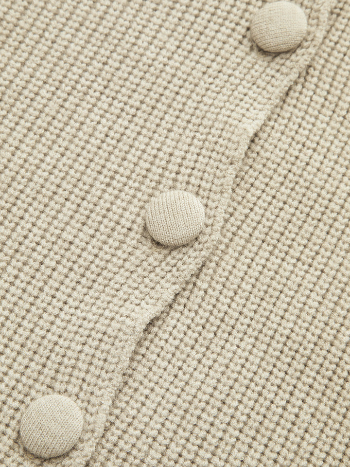 Wool-Blend Peplum Hem Cardigan  Liora Lane Boutique Cardigans