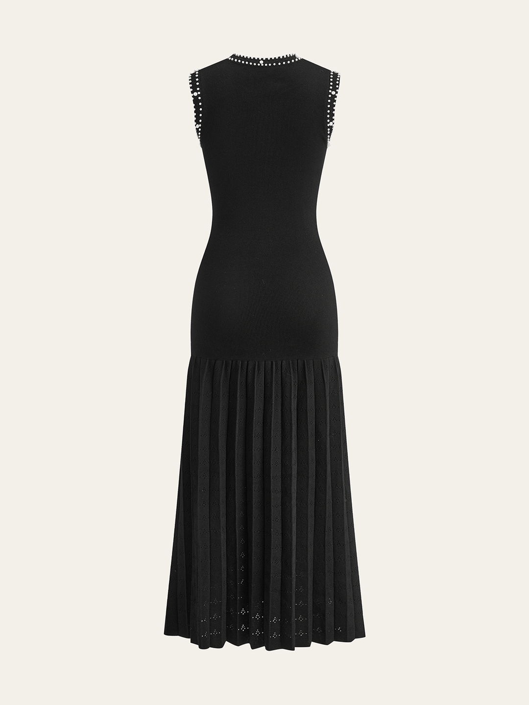 Pearl Trimmed Knit Midi Dress  Liora Lane Boutique Sweater Dresses