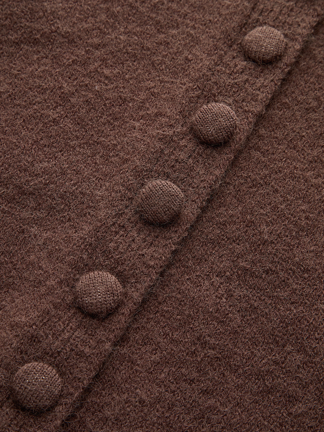 Crew Neck Button-Front Knit Cardigan  Liora Lane Boutique Cardigans