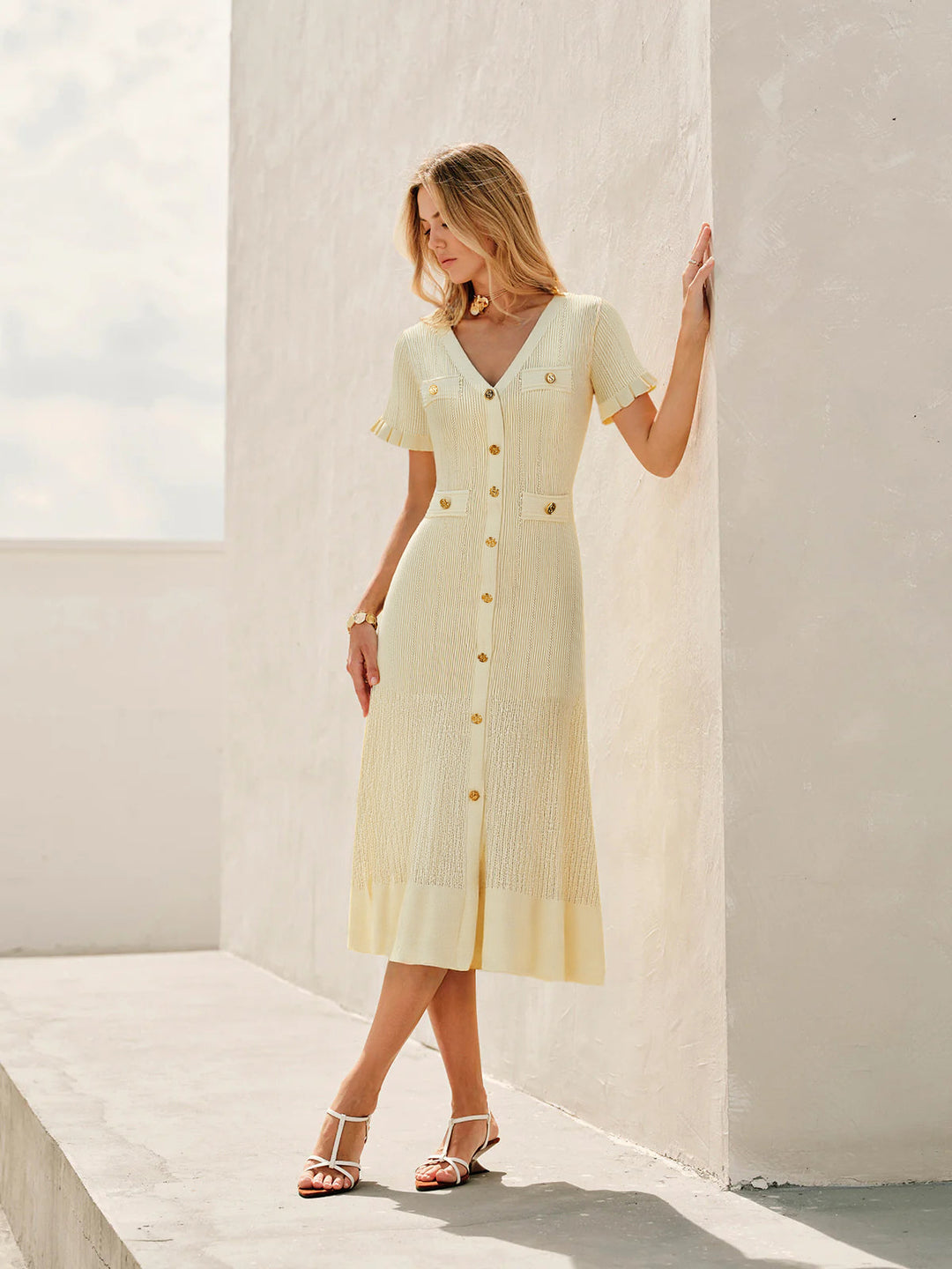 Knit Cardigan Midi Dress  Liora Lane Boutique Sweater Dresses