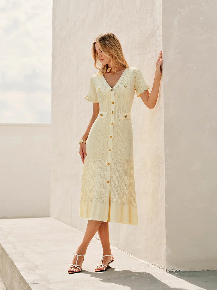 Knit Cardigan Midi Dress  Liora Lane Boutique Sweater Dresses
