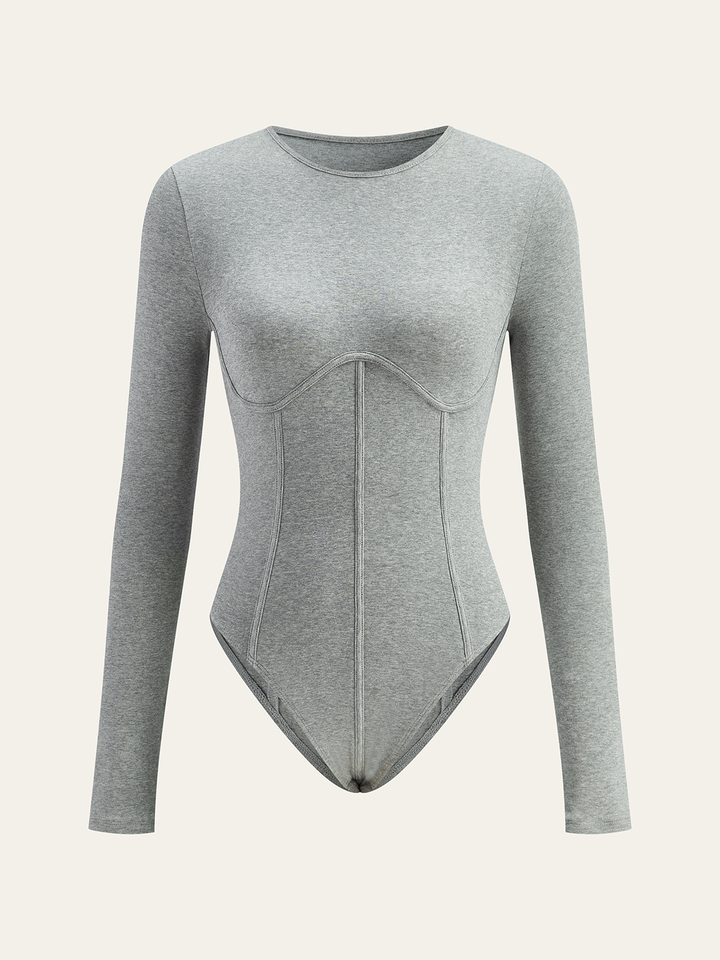 Long Sleeve Contour Bodysuit  Liora Lane Boutique Bodysuits