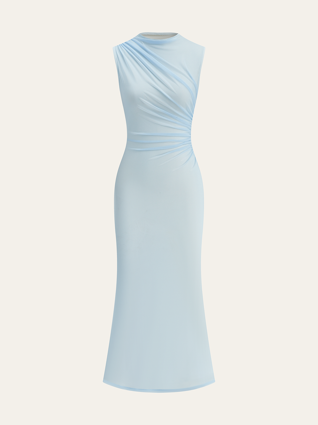 Gradient Mesh Backless Maxi Dress  Liora Lane Boutique Dresses LightBlue / XL 38.00