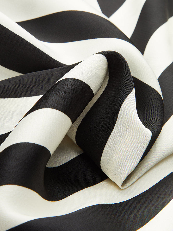 Striped Collared Sleeveless Maxi Dress  Liora Lane Boutique Dresses