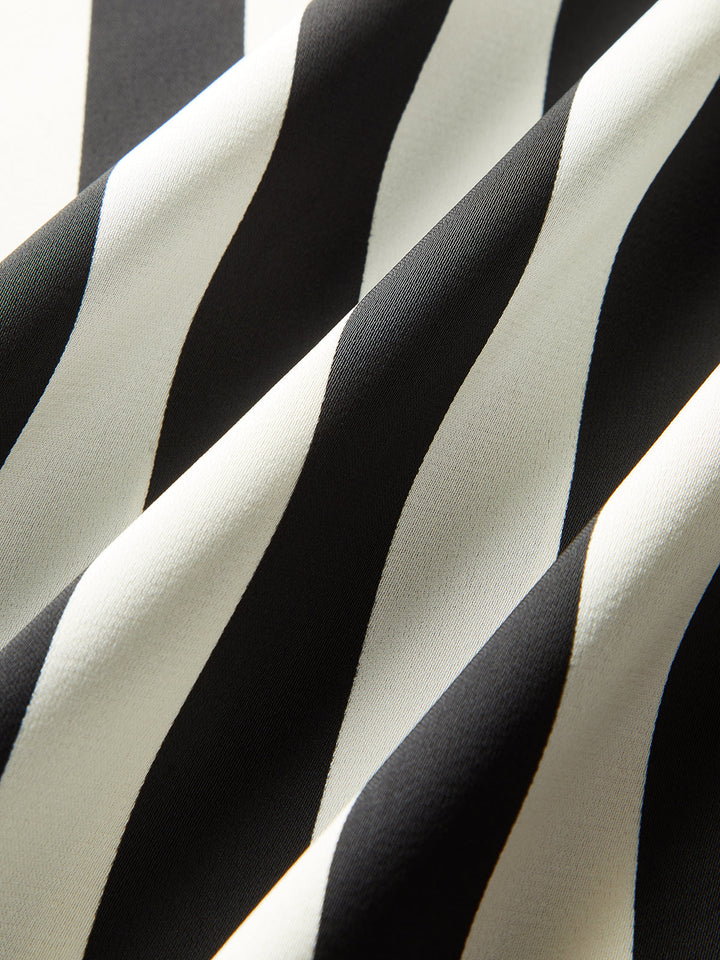 Striped Collared Sleeveless Maxi Dress  Liora Lane Boutique Dresses