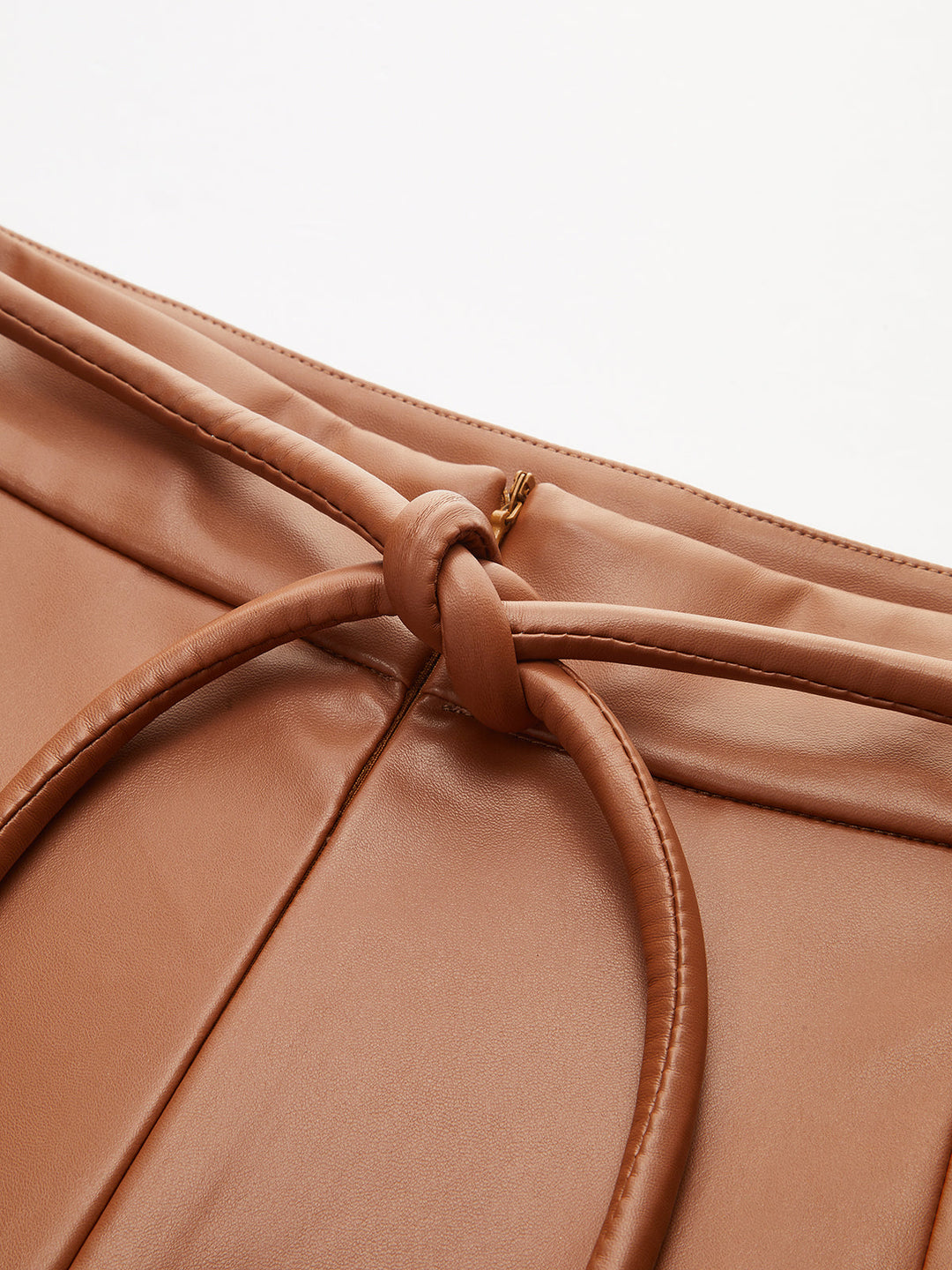 Pleated Fuax Leather Shorts  Liora Lane Boutique Shorts