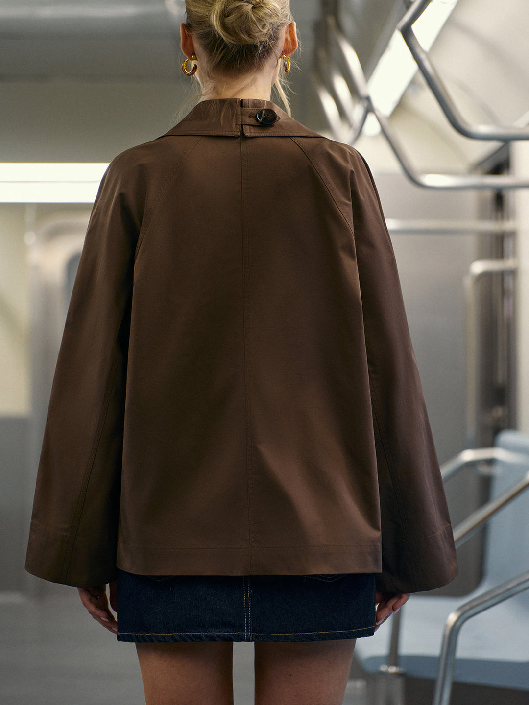 Double-Breasted Trench Coat  Liora Lane Boutique Trench Coats