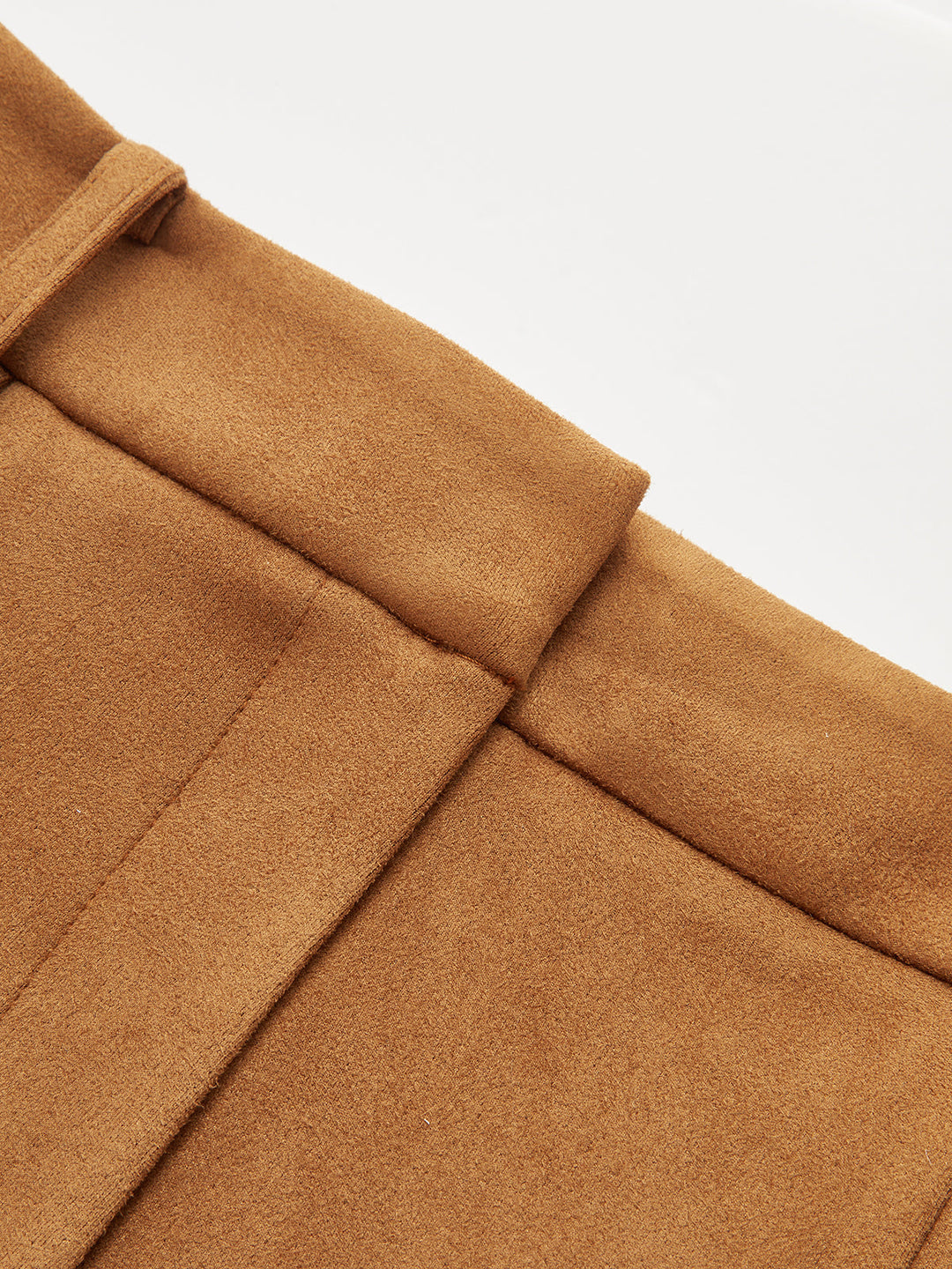 Suede Mid-Waist Paneled Pants  Liora Lane Boutique Pants
