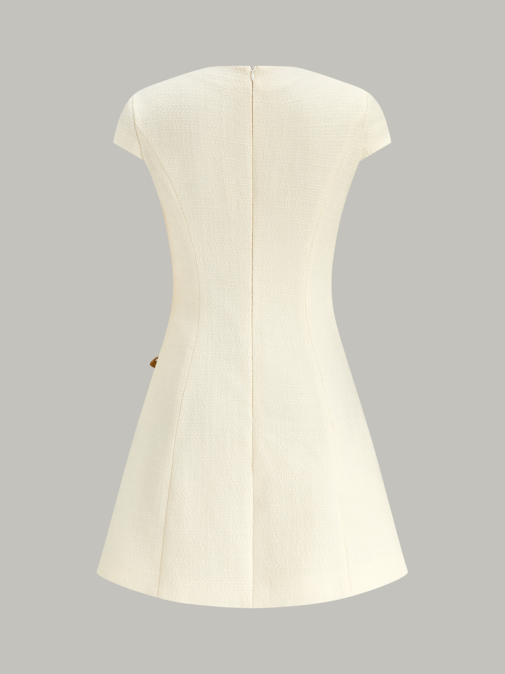 Butterfly Embellished Cap Sleeve Dress  Liora Lane Boutique Dresses
