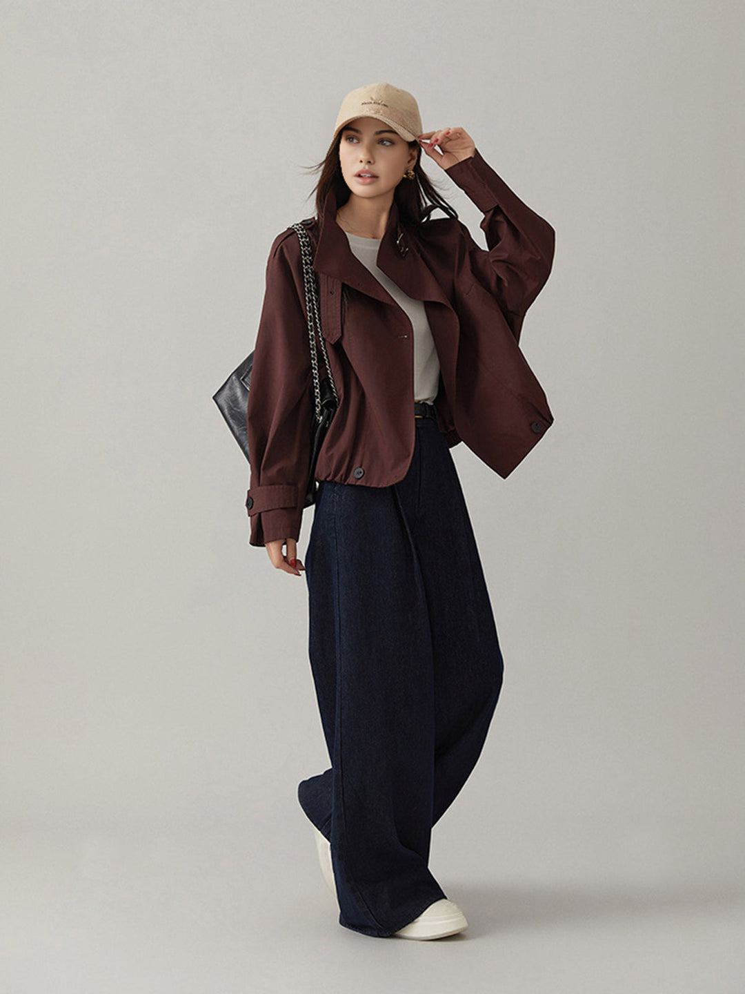 Vintage Loose Trench Coat  Liora Lane Boutique Trench Coats