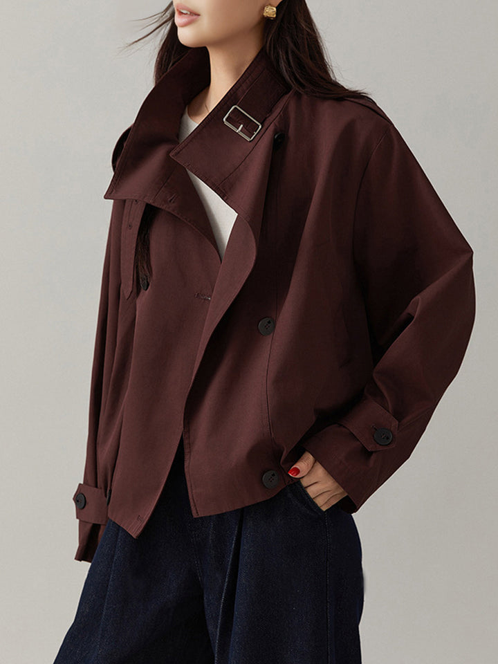 Vintage Loose Trench Coat  Liora Lane Boutique Trench Coats