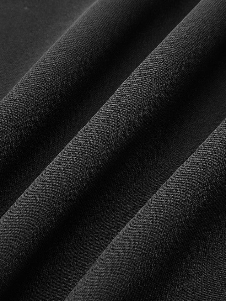 Bow Cut-Out Stand Collar Short Sleeve Dress  Liora Lane Boutique Dresses