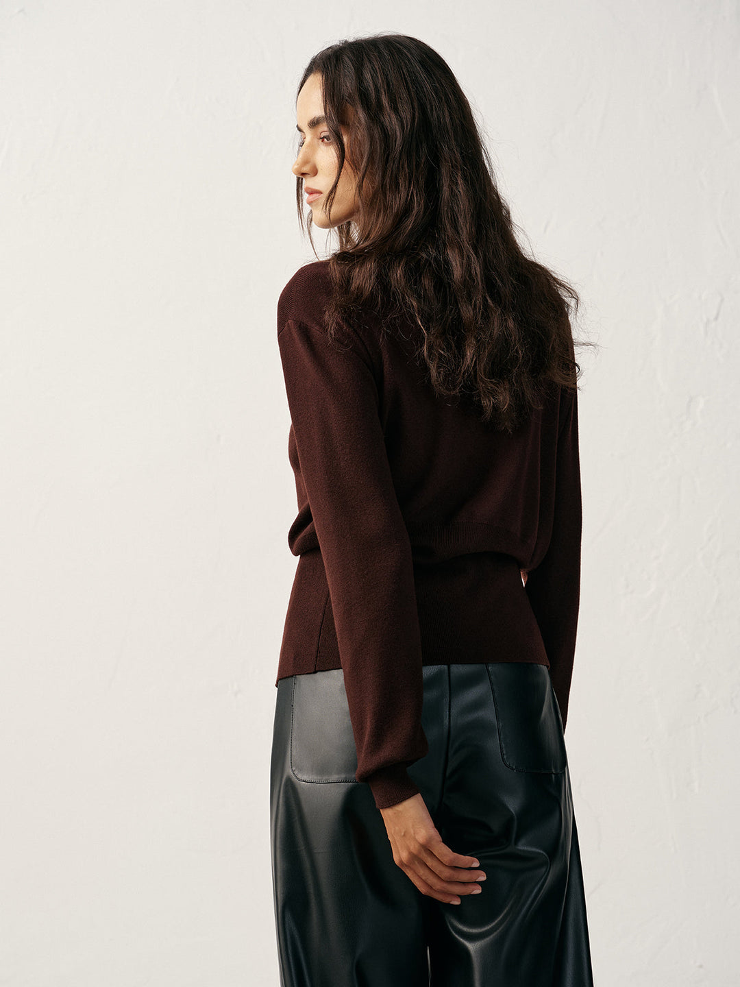 Metal Button V-Neck Knit Cardigan  Liora Lane Boutique Cardigans