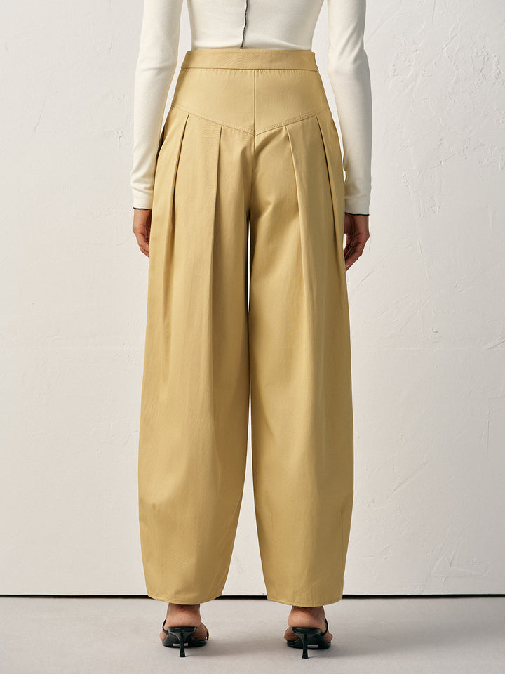 High-Waisted Pleated Wide-Leg Pants  Liora Lane Boutique Pants