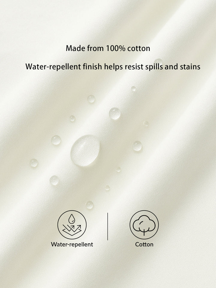 Water-Repellent Cotton Crew Neck T-Shirt  Liora Lane Boutique T-Shirts