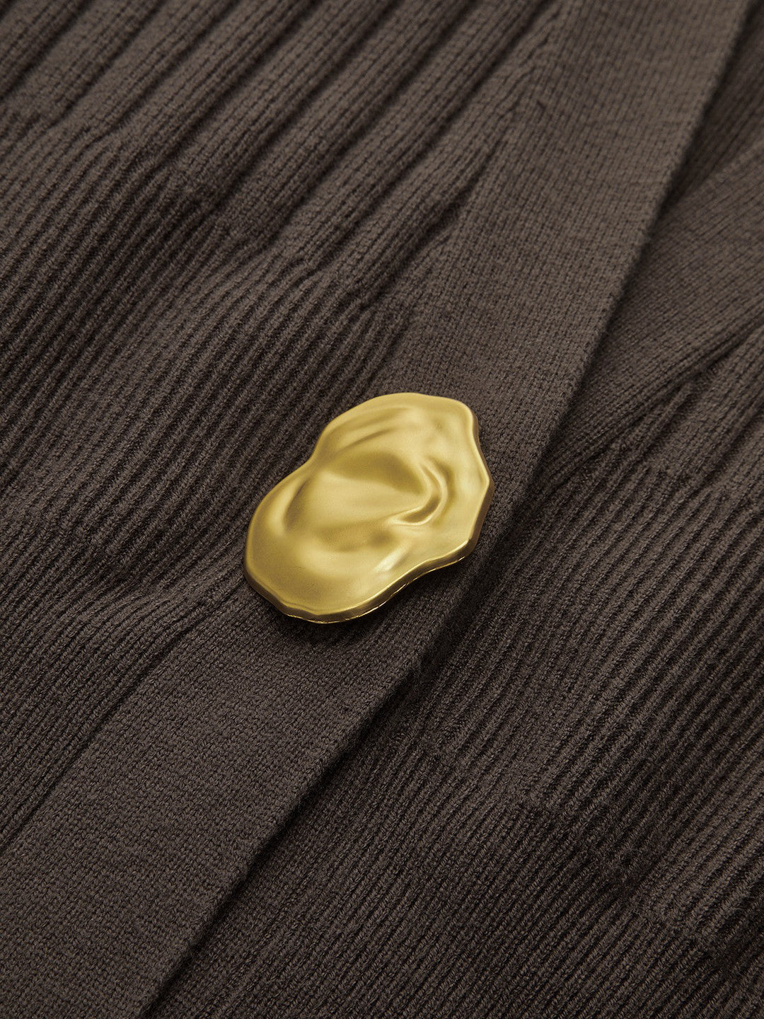Ribbed Collared Metal Button Cardigan  Liora Lane Boutique Cardigans